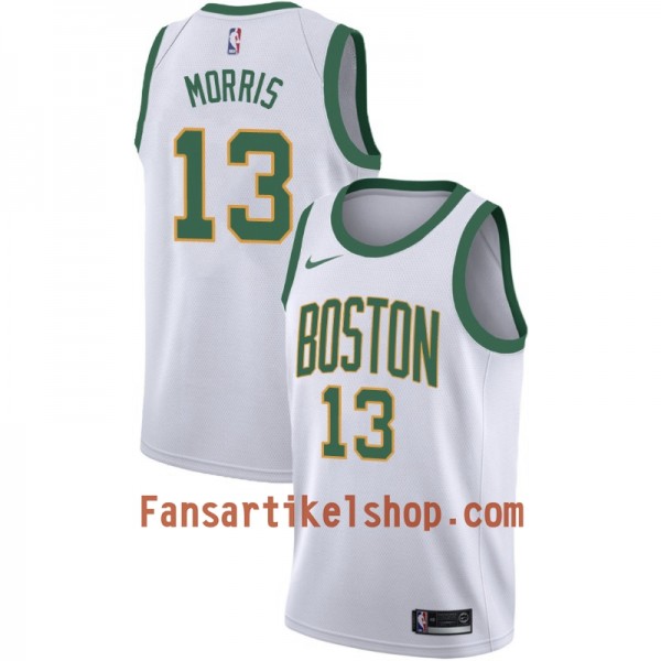 Boston Celtics Trikot Marcus Morris 13 2018-19 Nike City Edition Weiß Swingman - Herren Boston Celtics Trikot Marcus Morris 13 2018-19 Nike City Edition Weiß Swingman - Herren